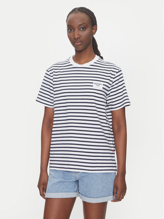 JOOP! Jeans JOOP! Jeans T-Shirt Teele 30046131 Granatowy Regular Fit