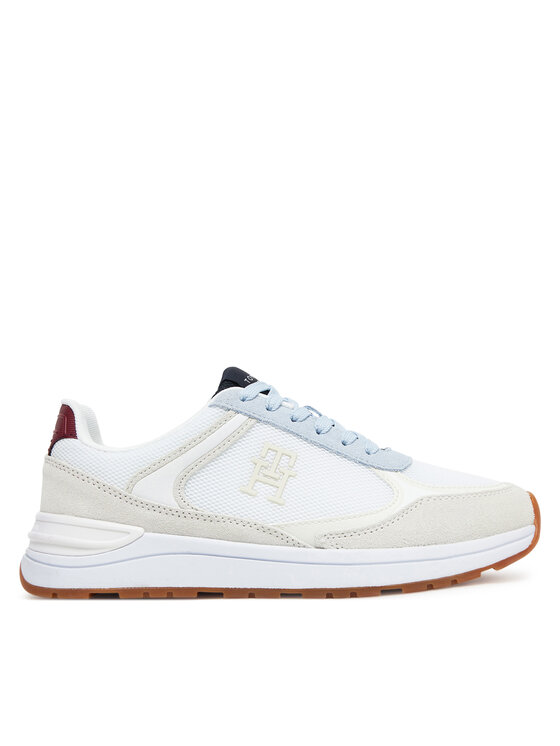 Damskie Sneakersy Tommy Hilfiger, Rozmiar 40, Białe, Casual Fashion Runner Mix FW0FW08324
