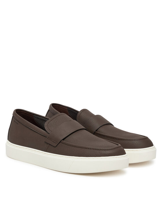 Calvin Klein Calvin Klein Superge Moccasin Lth Unlined HM0HM01813 Rjava