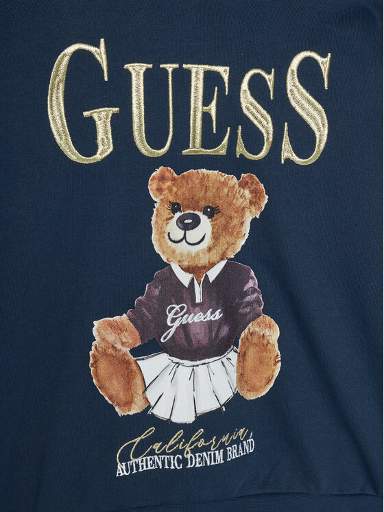 Guess Guess Bluză J5RQ04 KAD74 Albastru celest Regular Fit