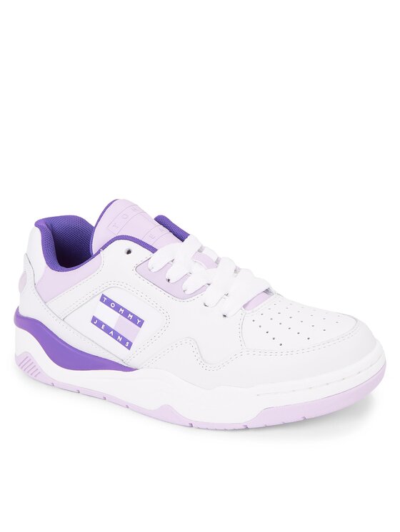 Tommy Jeans Tommy Jeans Laisvalaikio batai Tjw New Basket Sneaker Lc EN0EN02524 Violetinė