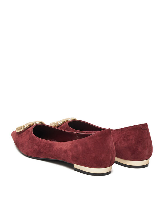 Eva Minge Eva Minge Balerinke EO-ELLA-1750-1-2 Bordo rdeča