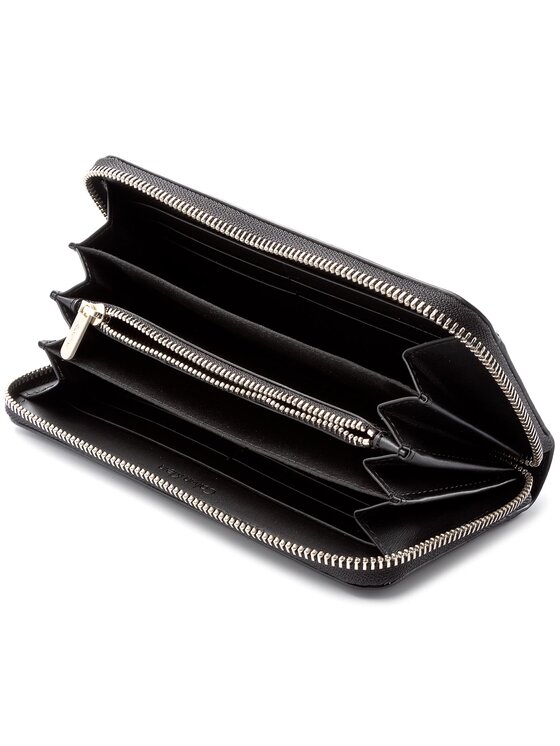 Calvin Klein Calvin Klein Geldbörse Compact Large Ziparo K60K604353 Schwarz
