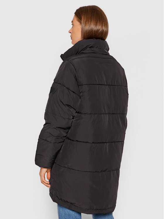 Wrangler Wrangler Kurtka zimowa Long Puffer W4S8VJ100 112141389 Czarny Regular Fit