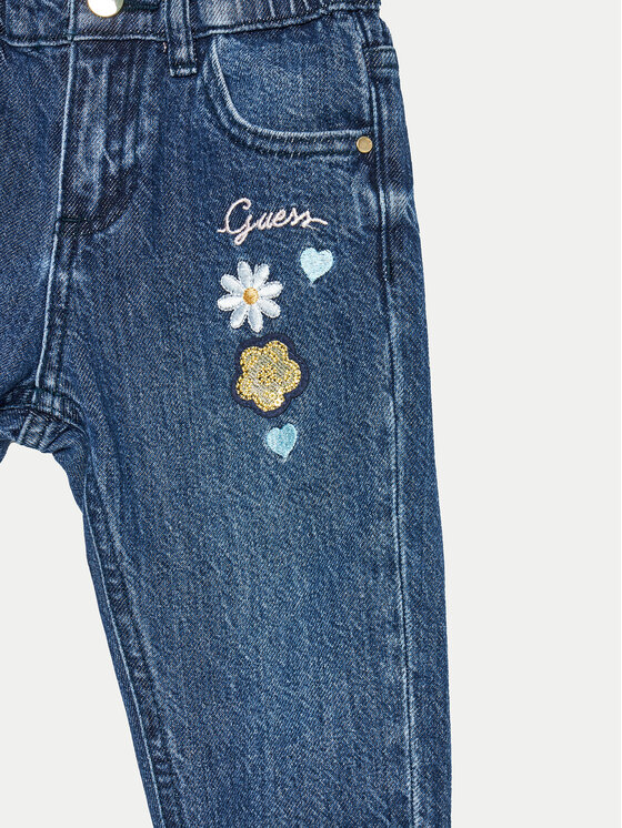 Guess Guess Džínsy K4YA01 D45E0 Tmavomodrá Relaxed Fit