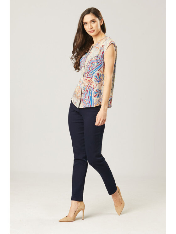 QUIOSQUE QUIOSQUE Blúzka COCO BLOUSE Farebná Regular Fit