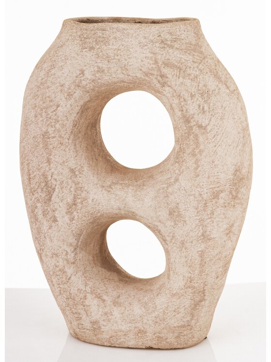 MIAhome MIAhome Wazon ceramiczny 39x28x12 cm CAXITTA big Brązowy