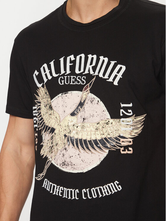 Guess Guess T-Shirt M5RI19 K8FQ4 Czarny Regular Fit