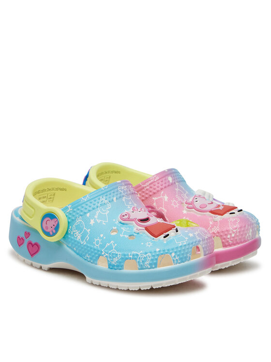 Crocs Crocs Παντόφλες Classic Peppa Pig Clog T 210476 Λευκό