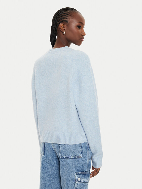 Tommy Jeans Tommy Jeans Светр Flag DW0DW18681 Блакитний Relaxed Fit