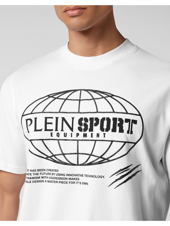 Plein Sport Plein Sport T-Shirt 2127 Biały Regular Fit