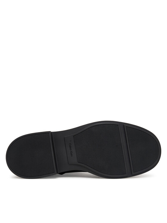 Calvin Klein Calvin Klein Šnurovacia obuv Sporty Boot Lace Up Lth HW0HW03188 Čierna