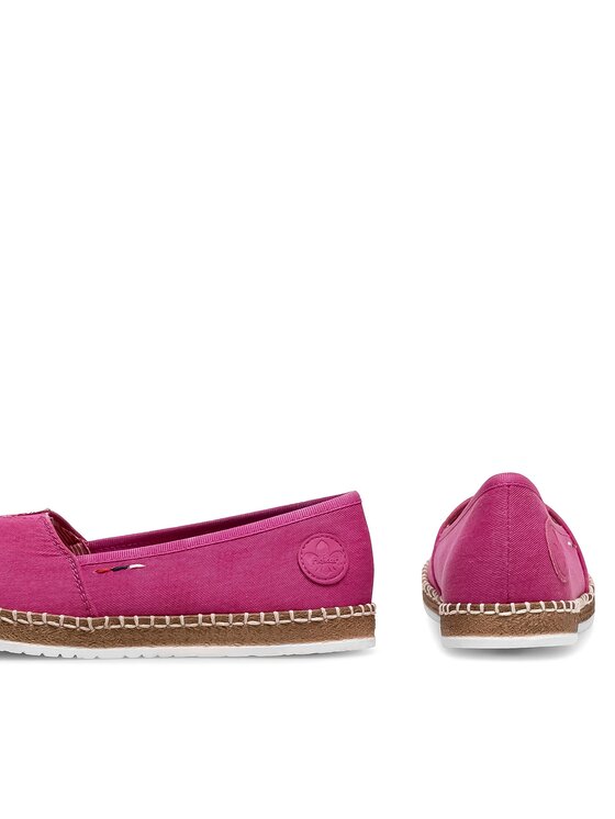 Rieker Rieker Espadryle M2278-31 Różowy