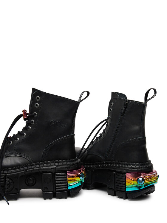 NEW ROCK NEW ROCK Bocanci M-WALL083CCT-S8 Negru