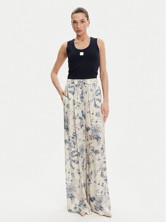Fracomina Fracomina Felső FP25ST2001J40101 Sötétkék Slim Fit