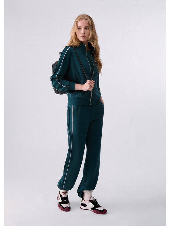 Liu Jo Liu Jo Felpa TF6052F0778D3022 Verde Regular Fit
