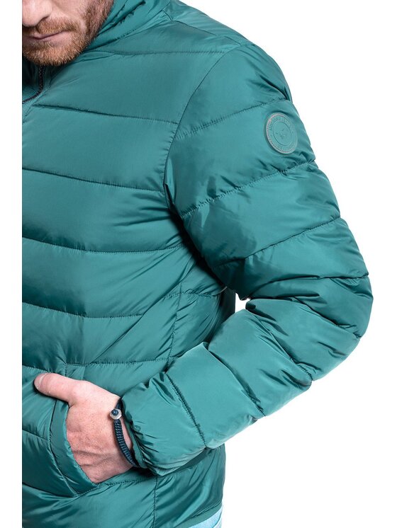 Mustang Mustang Giubbotto invernale DANIEL LIGHT PADDED Verde Regular Fit