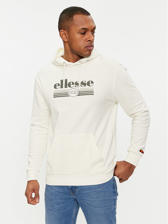 Ellesse Džemperis ar kapuci Claro Oh Hoody SHQ16835 Écru Regular Fit