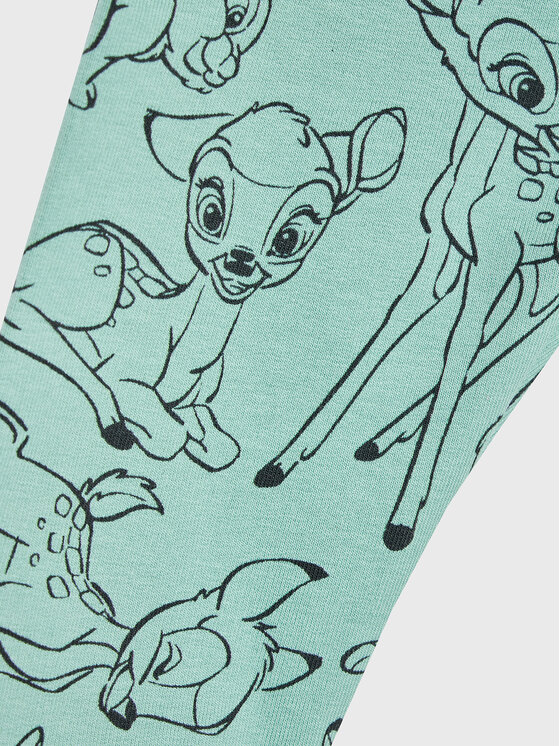 Original Marines Original Marines Leggings DISNEY DCAV1568NF Zelena Slim Fit