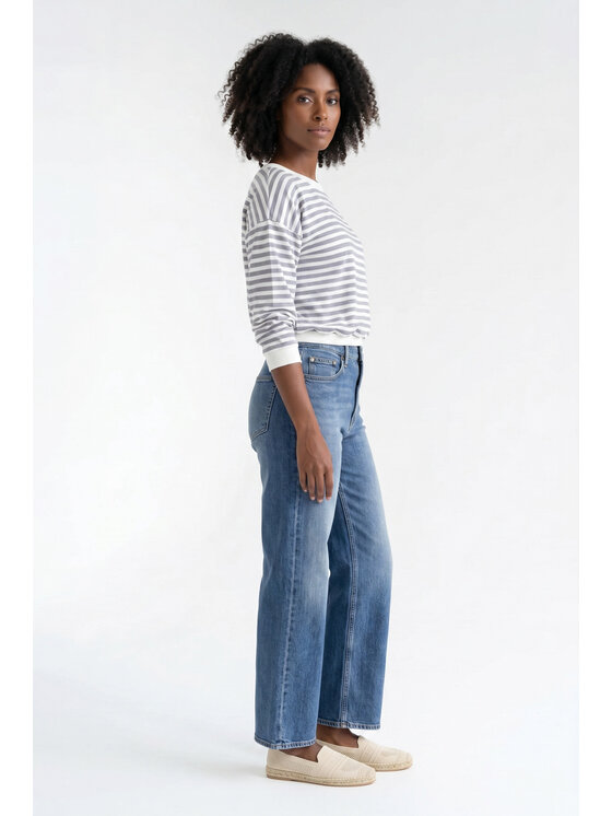 FIGL FIGL Blúzka M1373 Sivá Regular Fit