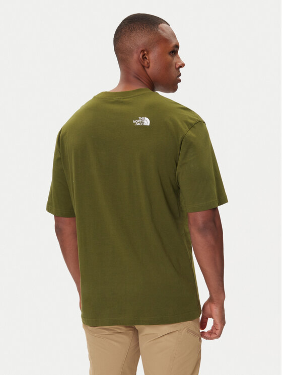 The North Face The North Face T-Shirt Simple Dome NF0A87NR Zielony Oversize