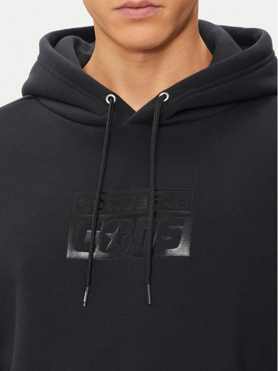 Converse Converse Mikina M Cons Hoodie 10026148-A01 Černá Regular Fit