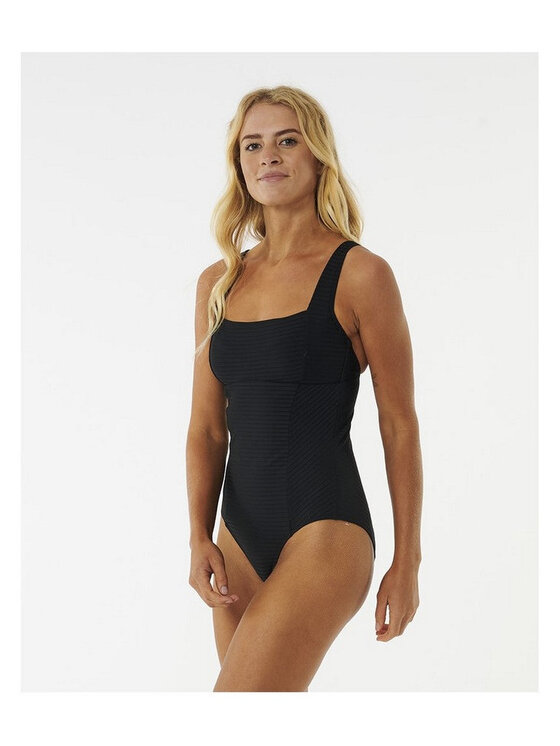 Rip Curl Rip Curl Strój kąpielowy Premium Surf D-Dd One Piec Czarny