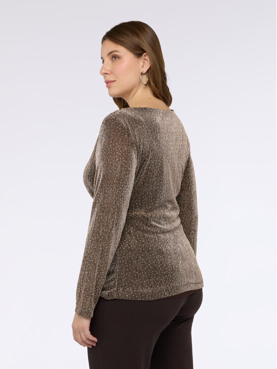 Fiorella Rubino Fiorella Rubino T-shirt G01RL008821N037 Marrone Slim Fit