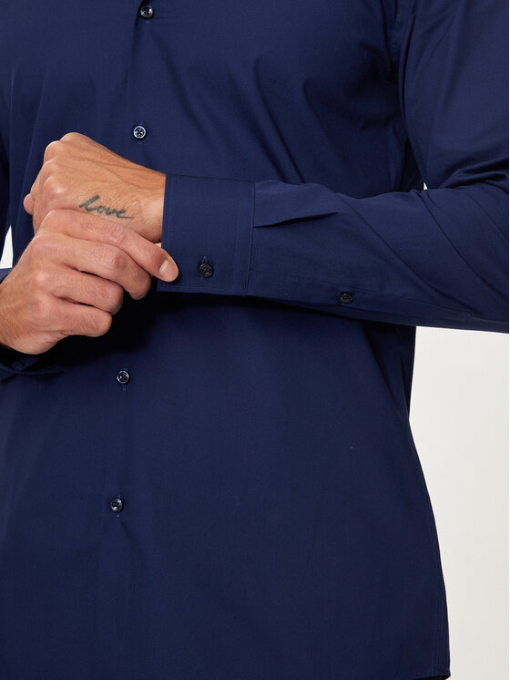 HUGO Hugo Marškiniai C-Jenno 50289499 Tamsiai mėlyna Slim Fit