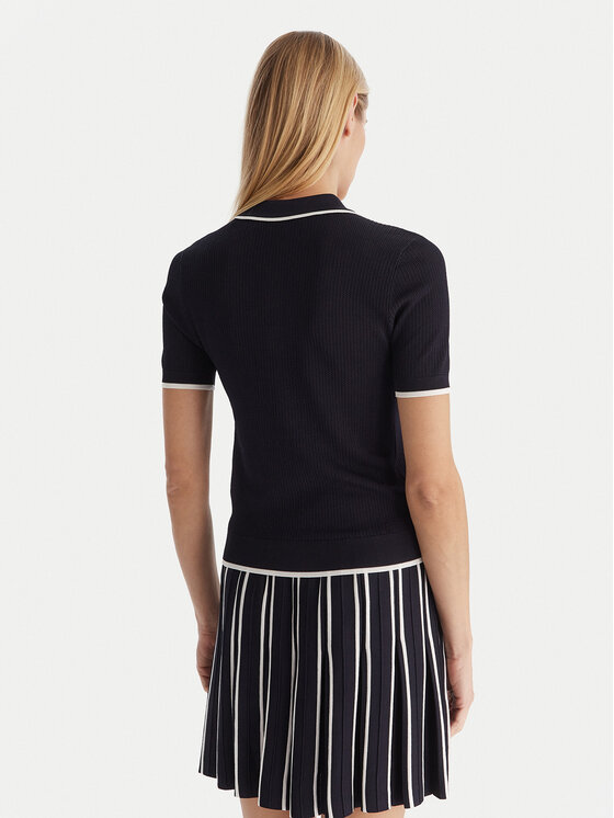 Guess Guess Polo V5GP00Z3D60 Granatowy Slim Fit