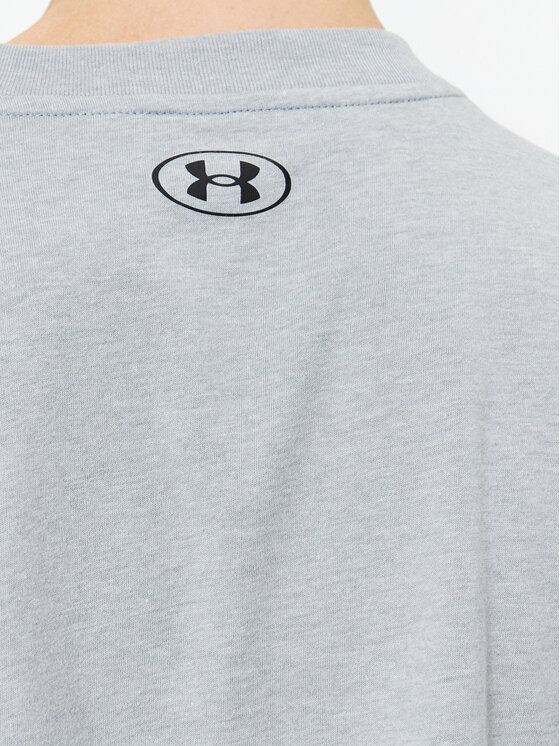 Under Armour Under Armour T-Shirt Ua Collegiate Crest Crop Ss 1379402 Szary Loose Fit