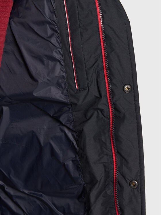 Tommy Hilfiger Tommy Hilfiger Pūkinė striukė MW0MW27683 Tamsiai mėlyna Regular Fit