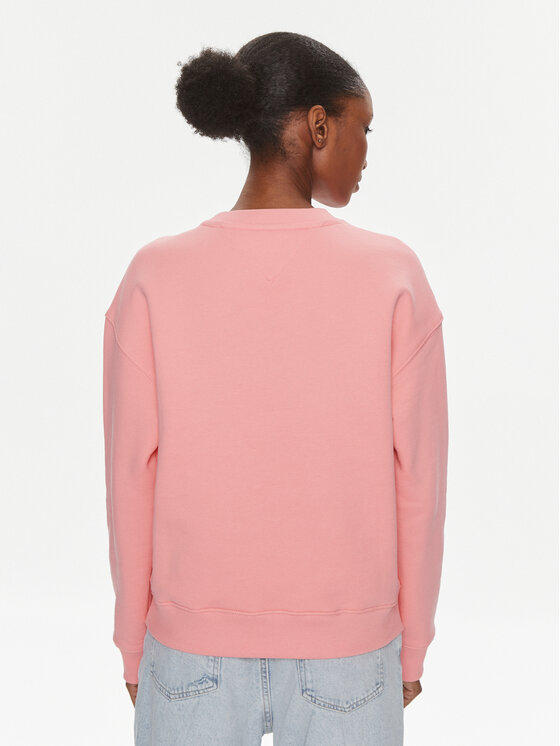 Tommy Jeans Tommy Jeans Felpa Badge DW0DW17325 Rosa Regular Fit