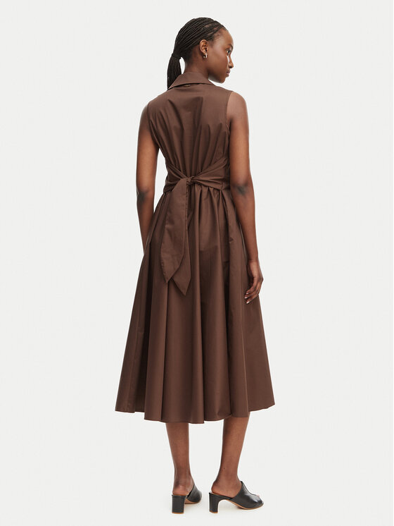 Fracomina Fracomina Kleid für den Alltag FS26SD2010W40201 Braun Regular Fit