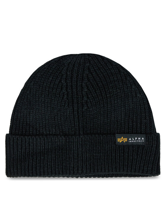 Alpha Industries Cepure Dockers Beanie 138905 Melns