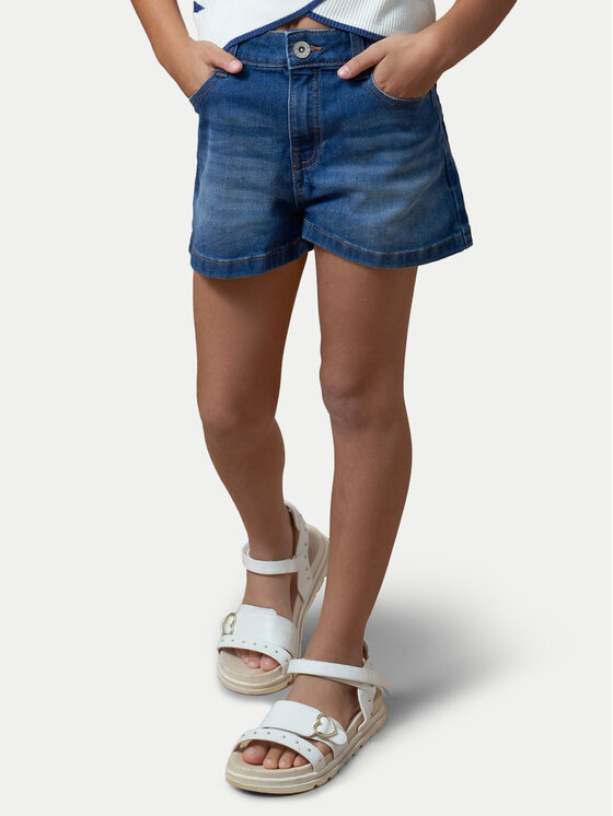Mayoral Pantaloni scurți de blugi 235 Bleumarin Regular Fit