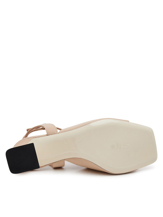Pollini Pollini Sandały SA16077C1MTD0122 Beżowy