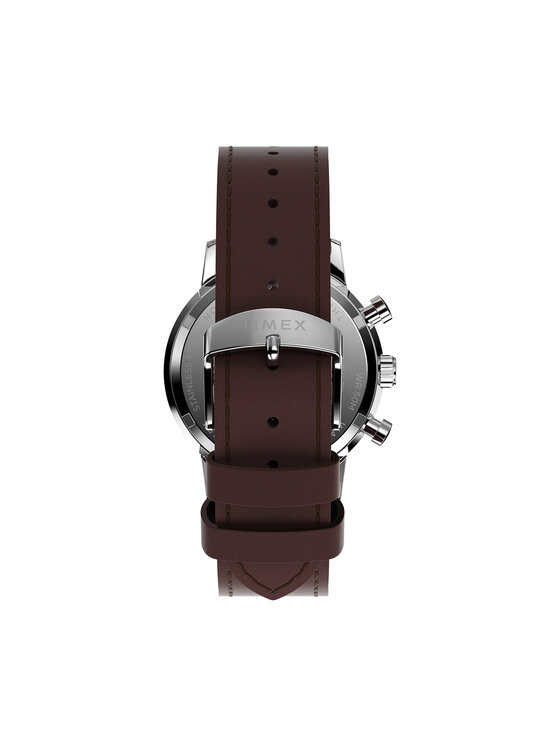 Timex Timex Zegarek Marlin Chronograph TW2W10200 Brązowy