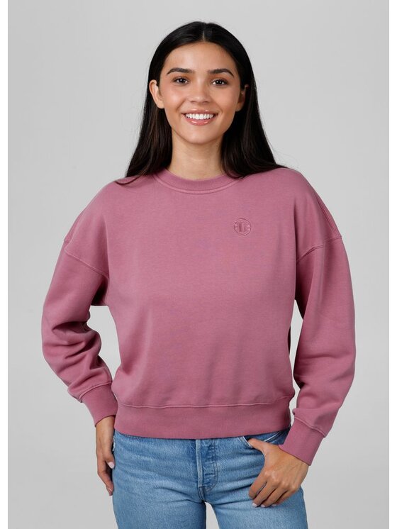 PITBULL PITBULL Bluza Bluza damska Washed Manzanita XS/S Różowy Oversize