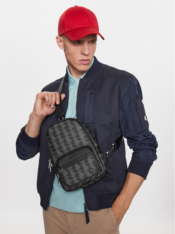 Lacoste Lacoste Seljakott Body Bag NH4131LX Must