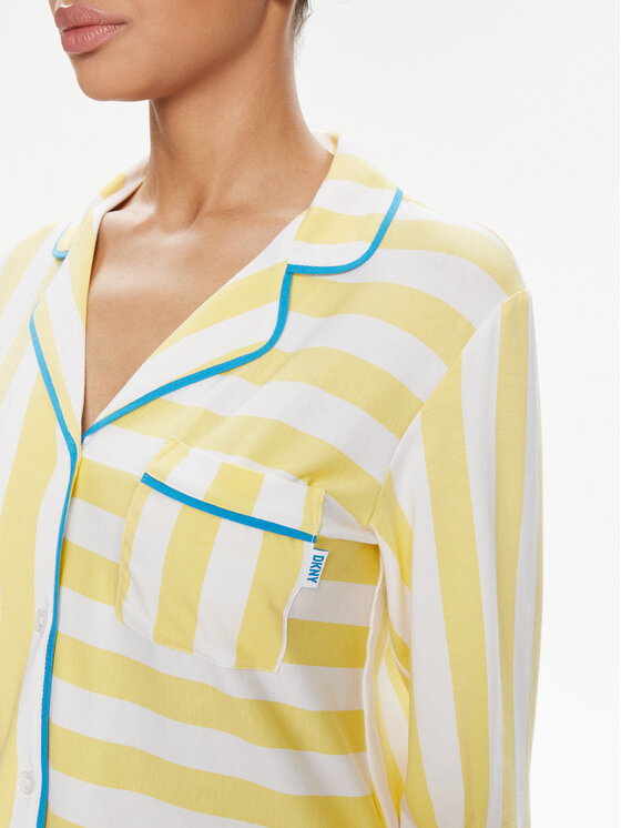 DKNY DKNY Pyžamo YI80003 Žltá Regular Fit