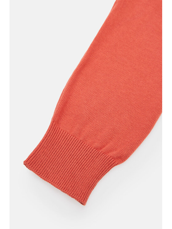 Lancerto Lancerto Sweter Anthony SW073223000053 Pomarańczowy Regular Fit