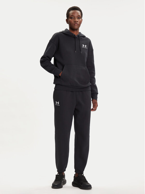 Under Armour Under Armour Donji dio trenerke Essential Fleece Joggers 1373034 Crna Regular Fit