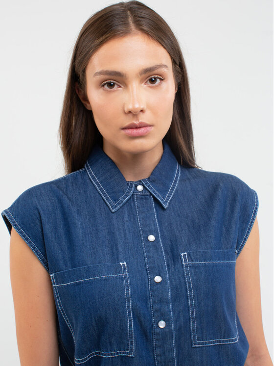 BIG STAR BIG STAR Kombinezon shea_465 Niebieski Basic Fit