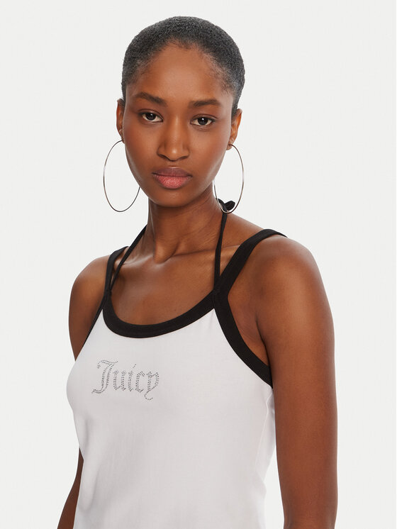 Juicy Couture Juicy Couture Top Amira JCWCT225302 Bijela Slim Fit