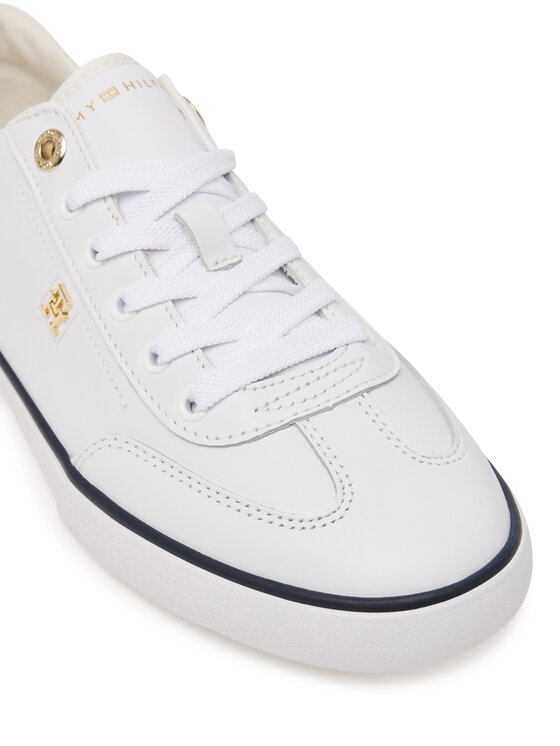 Tommy Hilfiger Tommy Hilfiger Laisvalaikio batai Th Chic Low Profile Vulc FW0FW09104 Balta