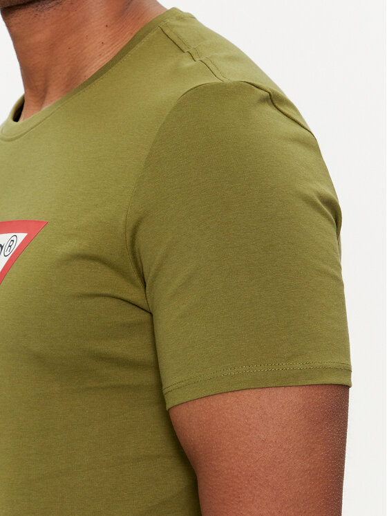 Guess Guess Majica Logo M2YI71 I3Z14 Zelena Slim Fit