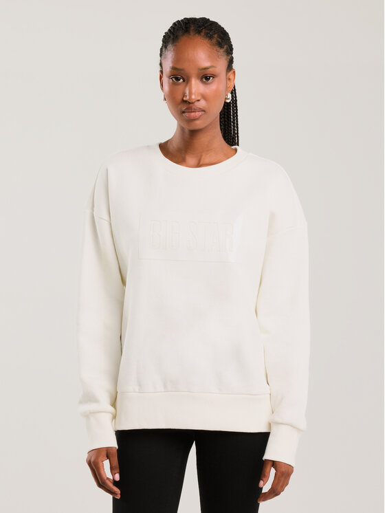 BIG STAR BIG STAR Bluza ONEIDEA Biały Basic Fit