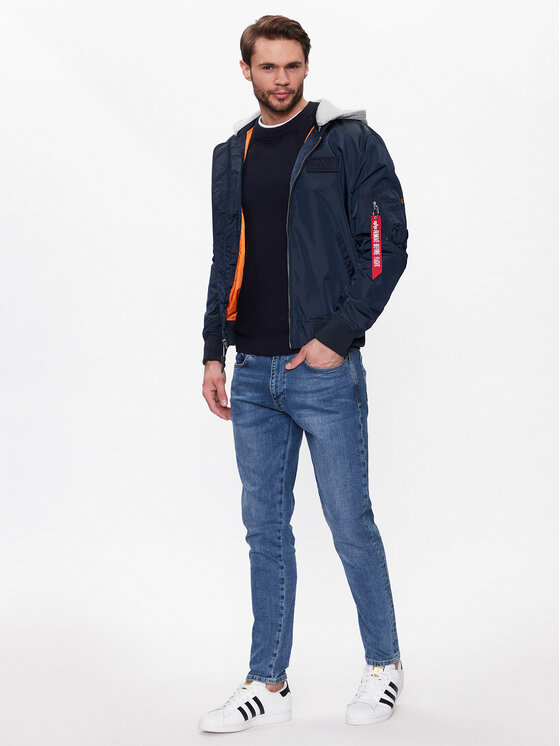 Alpha Industries Alpha Industries Geacă bomber MA-1 196108 Bleumarin Regular Fit