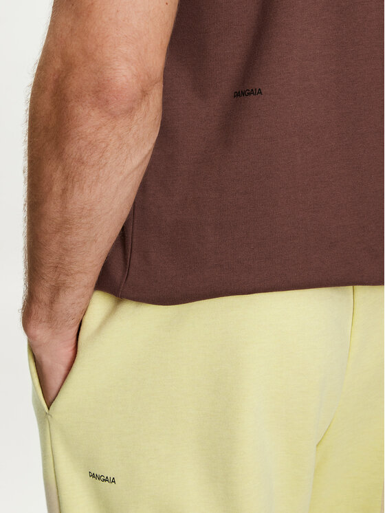 Pangaia Pangaia T-Shirt 365 With C-Fiber Καφέ Regular Fit